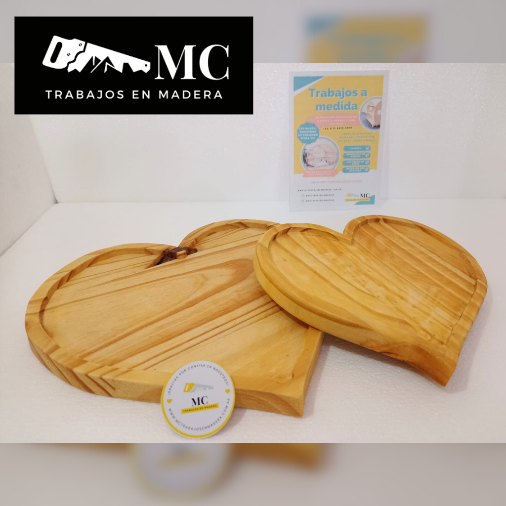 Desayunador en Forma de Corazón - Pack x2