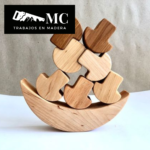 Juego de Equilibrio de Madera Didáctico