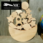 Juego de Equilibrio de Madera Didáctico