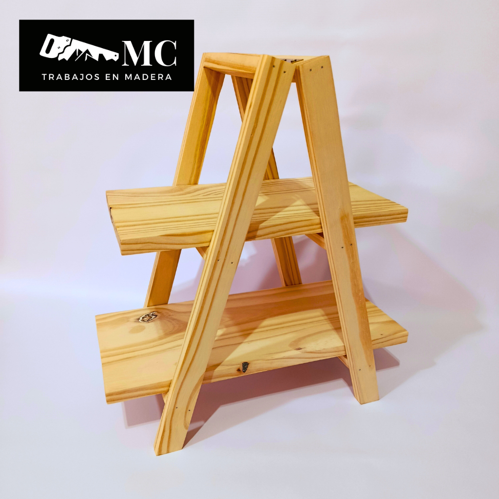 Exhibidor Base Pirámide, Escalera Candy Bar - Pack x2u