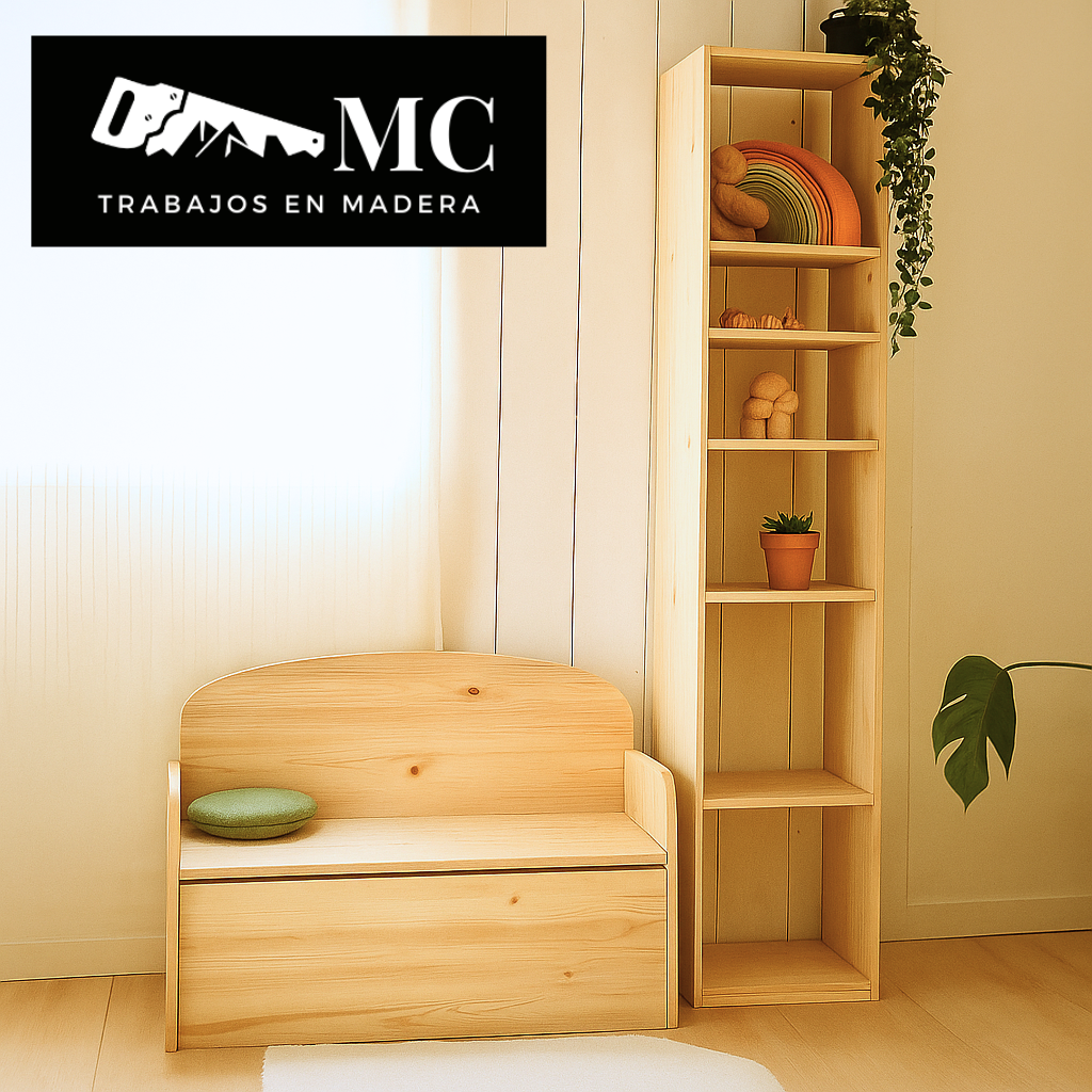 Muebles de Organización Infantil - Organizador y Baul