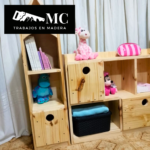 Muebles Infantiles Estilo Castillo con Cajones - Juego de 3