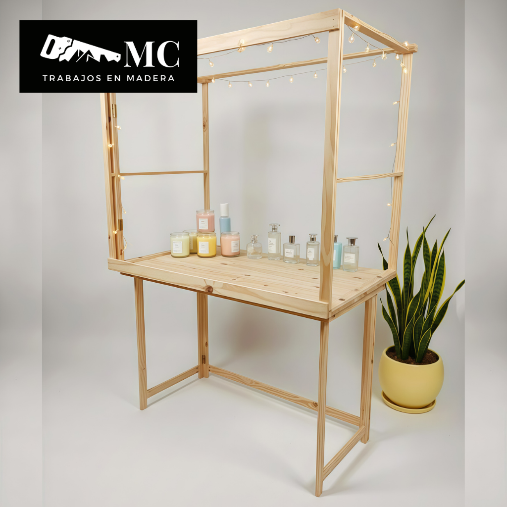 Stand para Feria Plegable con Mesa y Techito