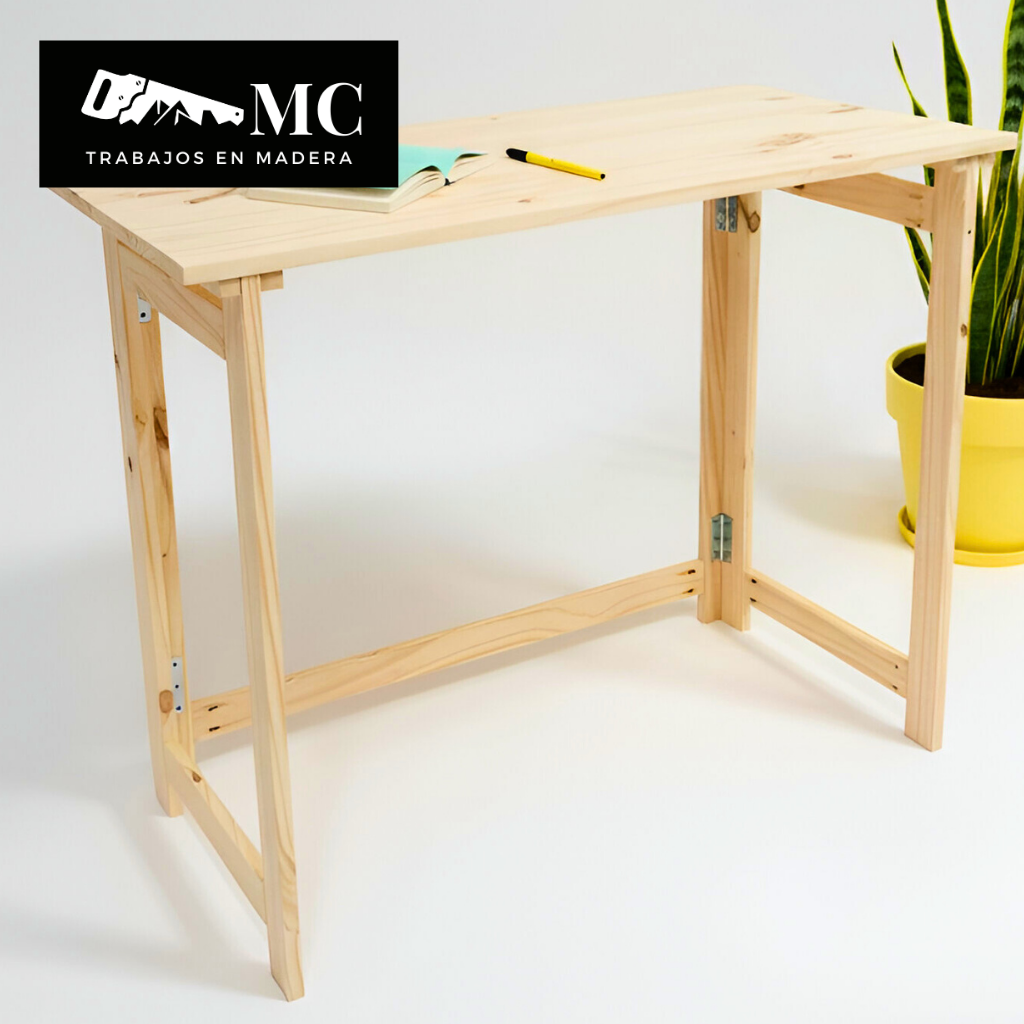 Mesa Plegable de Madera, Ideal Feria y Camping