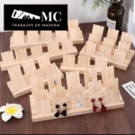 Kit de Tablas Exhibidoras de Joyeria - 48 Tarjetas para Aros y 6 Bases