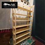 Estantería Plegable con Estantes por Encastre