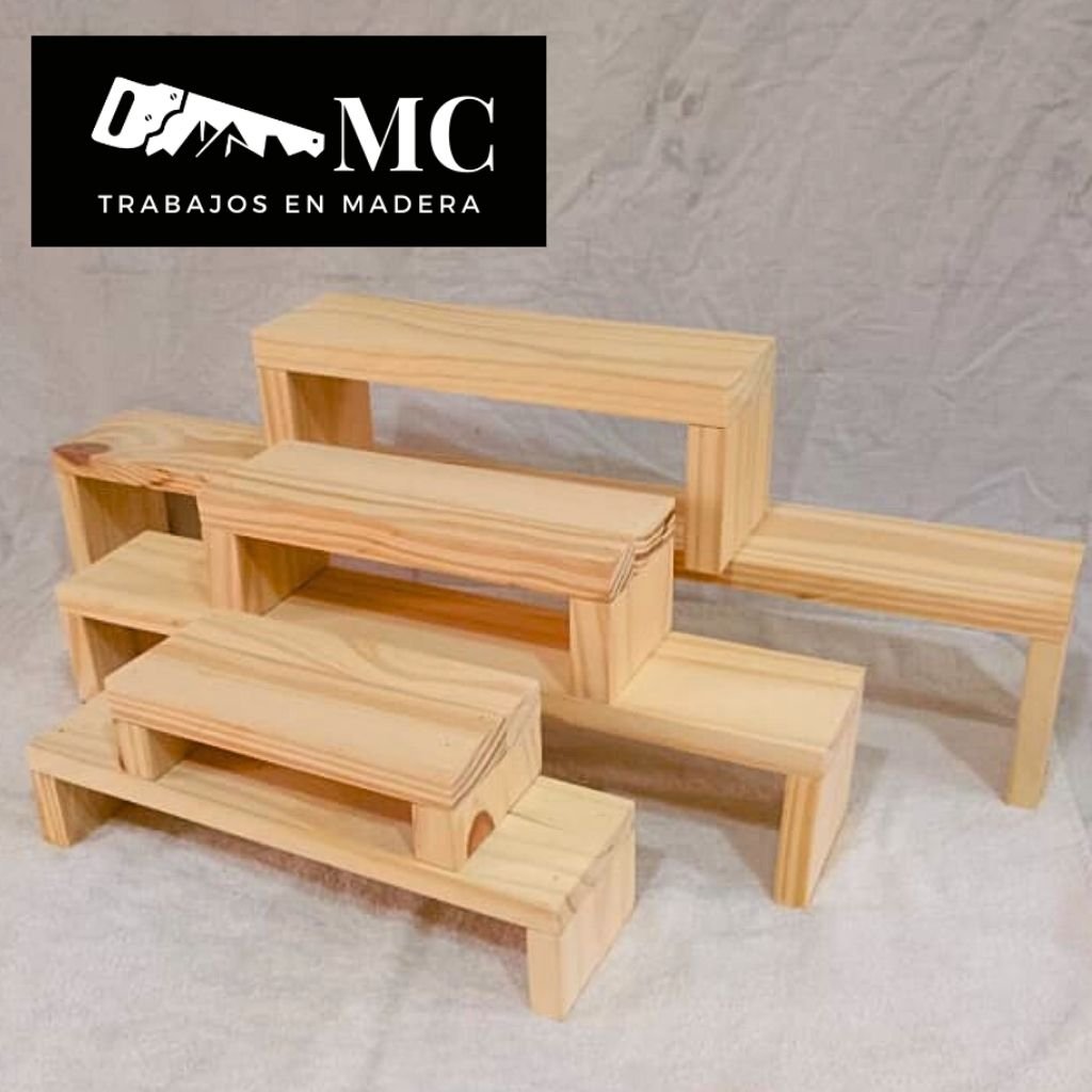 Elevadores Anidados Largos - Pack x6 Tamaños