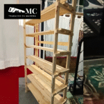Estantería Plegable con Estantes por Encastre