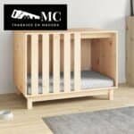 Mesa de Luz con Cama para Mascotas