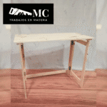 Mesa Plegable de Madera, Ideal Feria y Camping