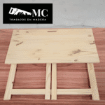 Mesa Plegable de Madera, Ideal Feria y Camping
