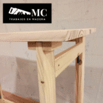 Mesa Plegable de Madera, Ideal Feria y Camping