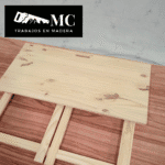 Mesa Plegable de Madera, Ideal Feria y Camping