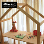 Escritorio con Forma de Casita Infantil