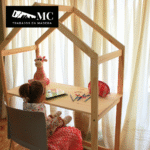 Escritorio con Forma de Casita Infantil