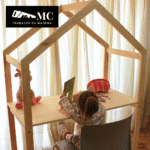 Escritorio con Forma de Casita Infantil