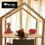 Escritorio con Forma de Casita Infantil