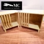 Mesa de Luz con Cama para Mascotas