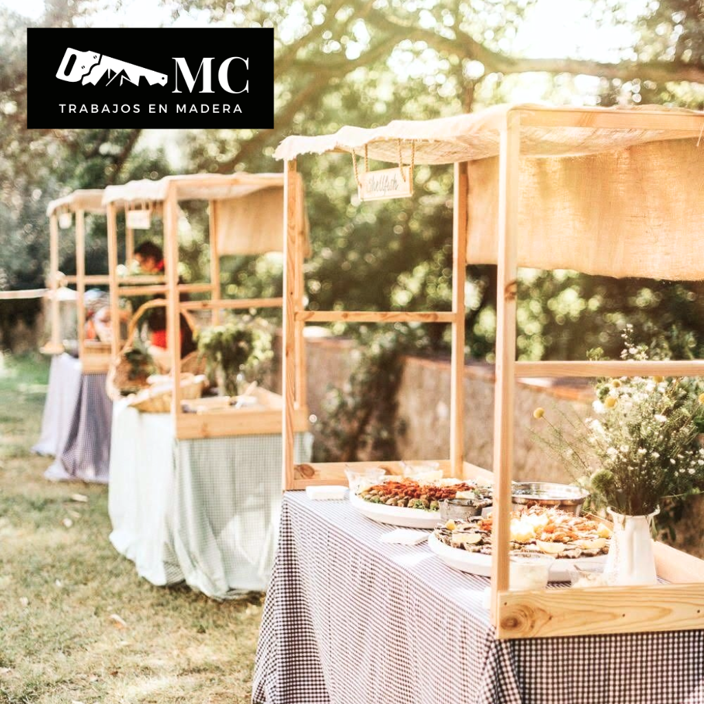 Techo Plegable para Mesa de Feria