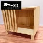 Mesa de Luz con Cama para Mascotas