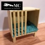 Mesa de Luz con Cama para Mascotas