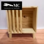Mesa de Luz con Cama para Mascotas