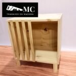 Mesa de Luz con Cama para Mascotas