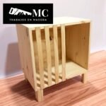 Mesa de Luz con Cama para Mascotas