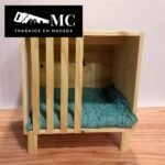 Mesa de Luz con Cama para Mascotas