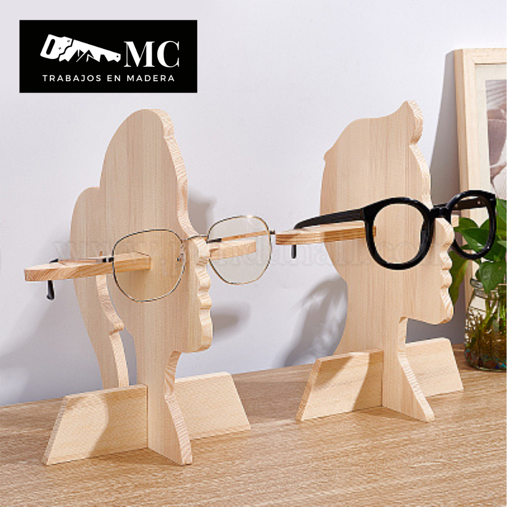 Pack x2 Exhibidores de Gafas con Forma de Cabeza