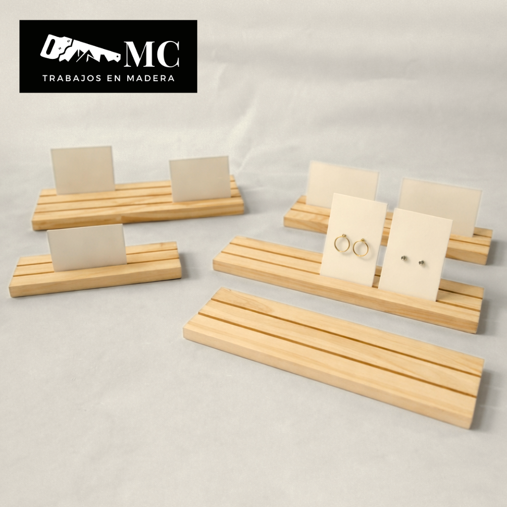 Tablas para Exhibir Tarjetas de Aros - Pack x6